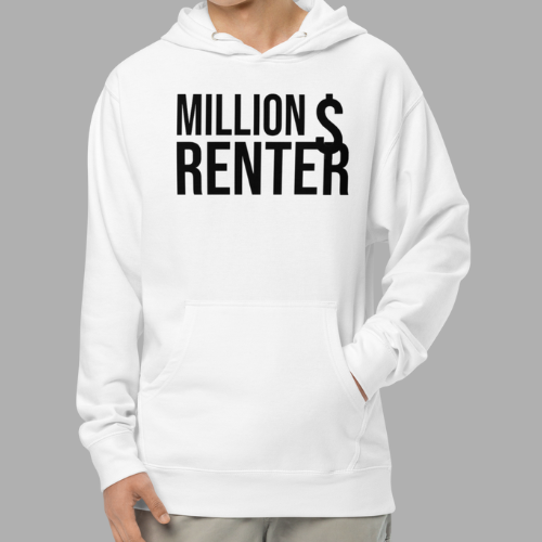 Z-MDR White Premium Cotton Unisex Hoodie