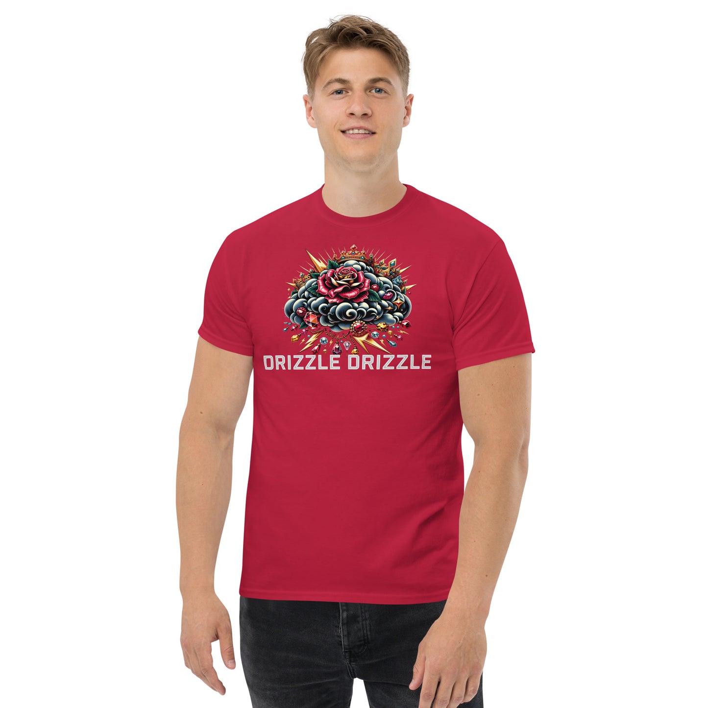 SGE -T-shirt -Coud of Roses Drizzle Drizzle -Front
