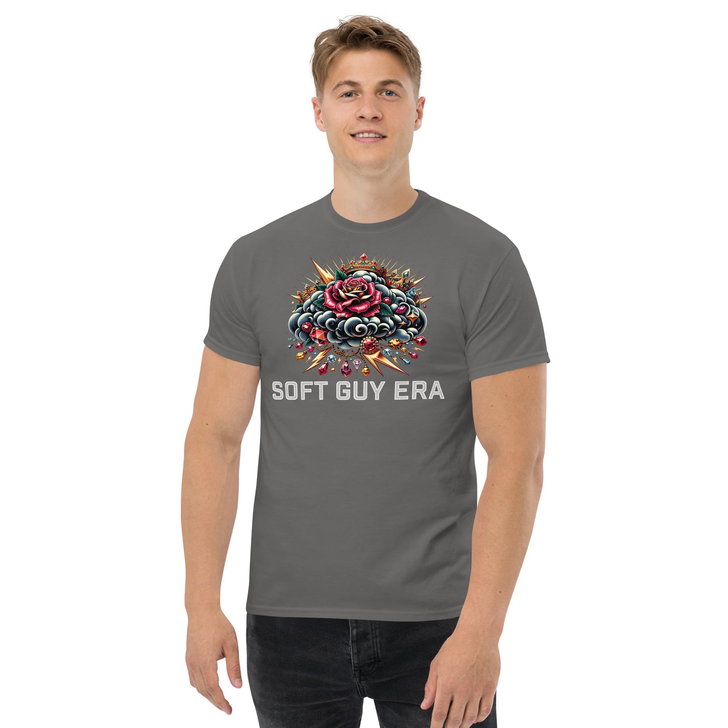 SGE -T-shirt -Coud of Roses Soft Guy Era -Front