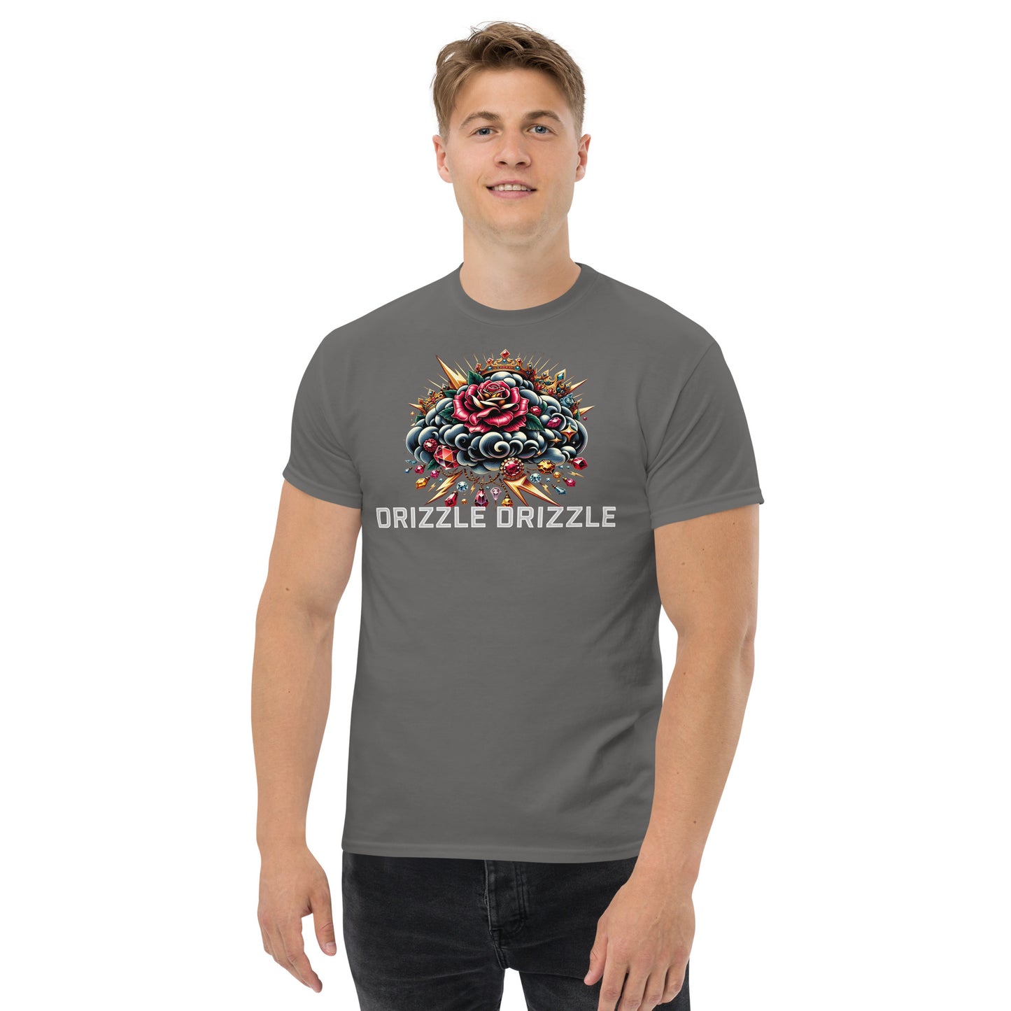 SGE -T-shirt -Coud of Roses Drizzle Drizzle -Front