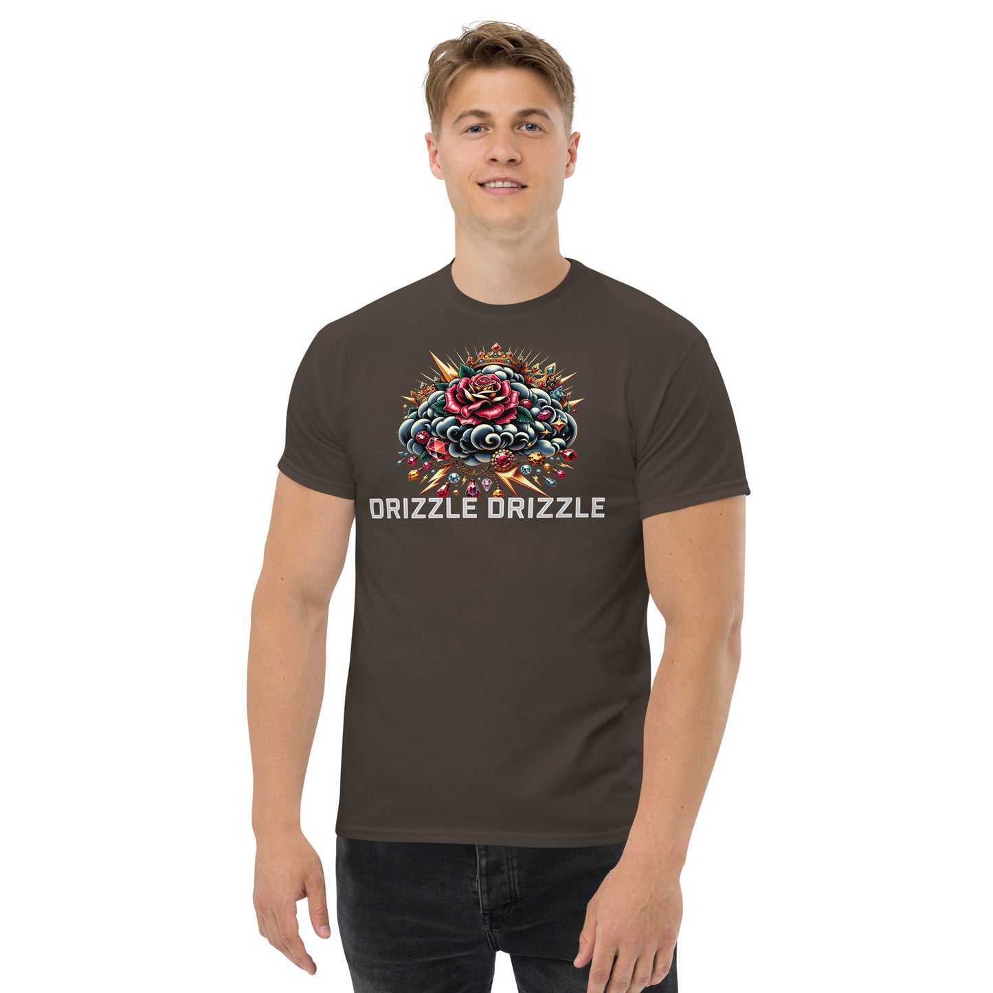 SGE -T-shirt -Coud of Roses Drizzle Drizzle -Front