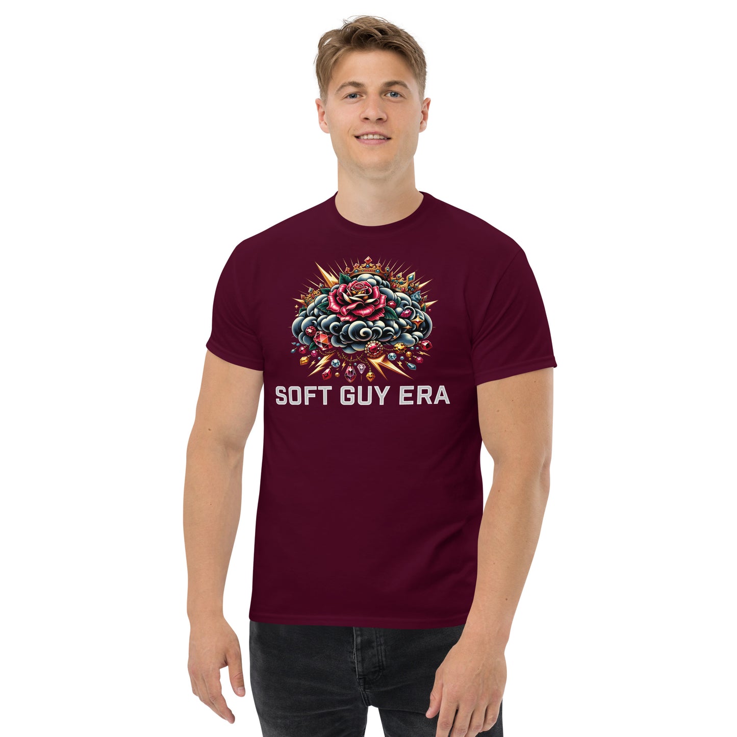 SGE -T-shirt -Coud of Roses Soft Guy Era -Front
