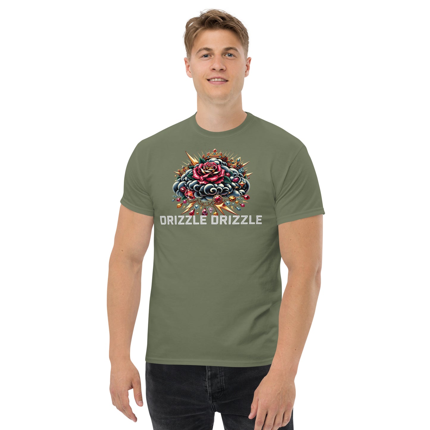 SGE -T-shirt -Coud of Roses Drizzle Drizzle -Front