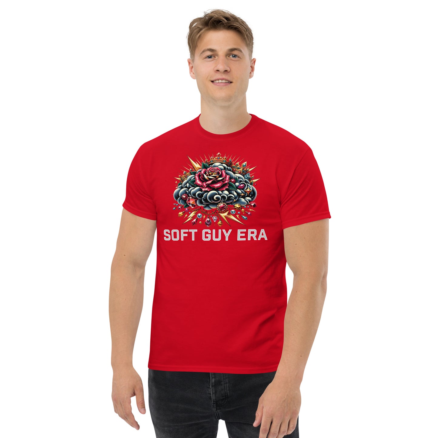 SGE -T-shirt -Coud of Roses Soft Guy Era -Front