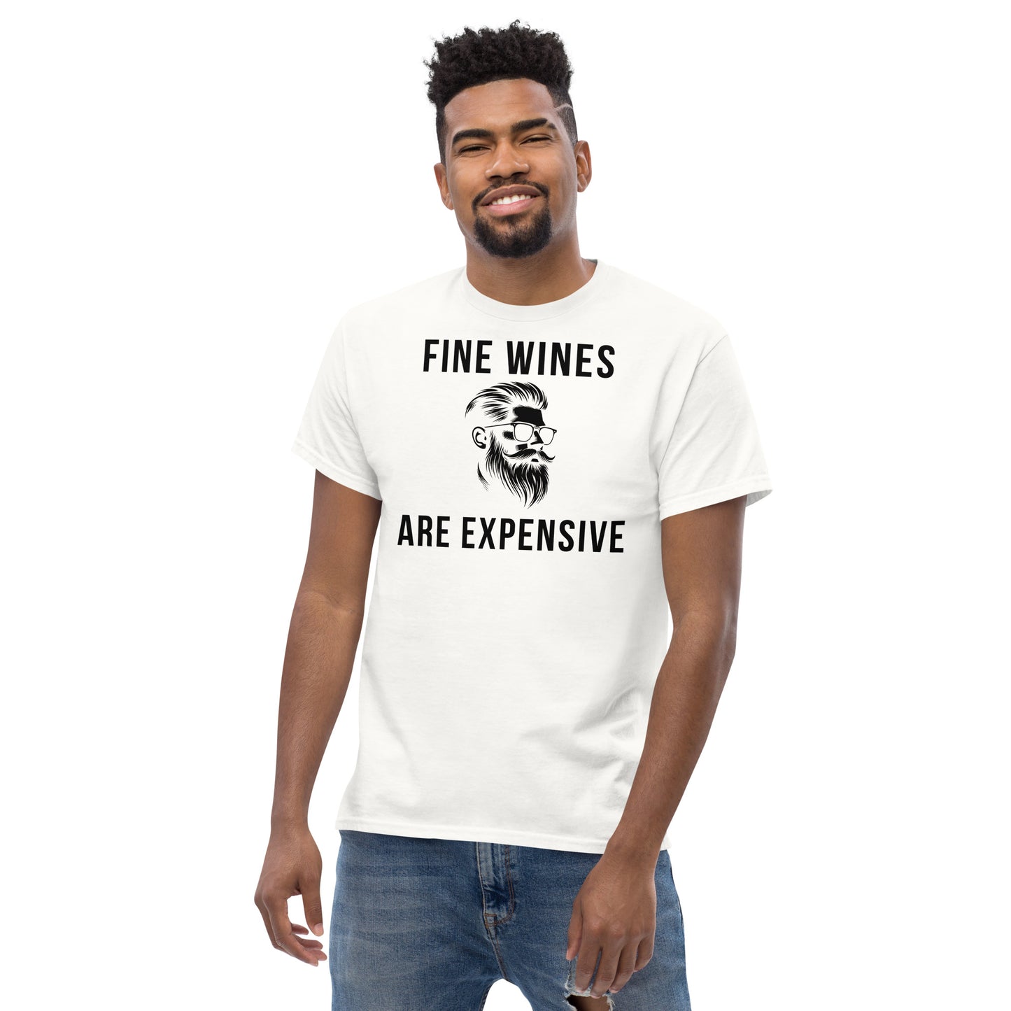 SGE -T-shirt -Fine Wines Are Expensive -White -Front