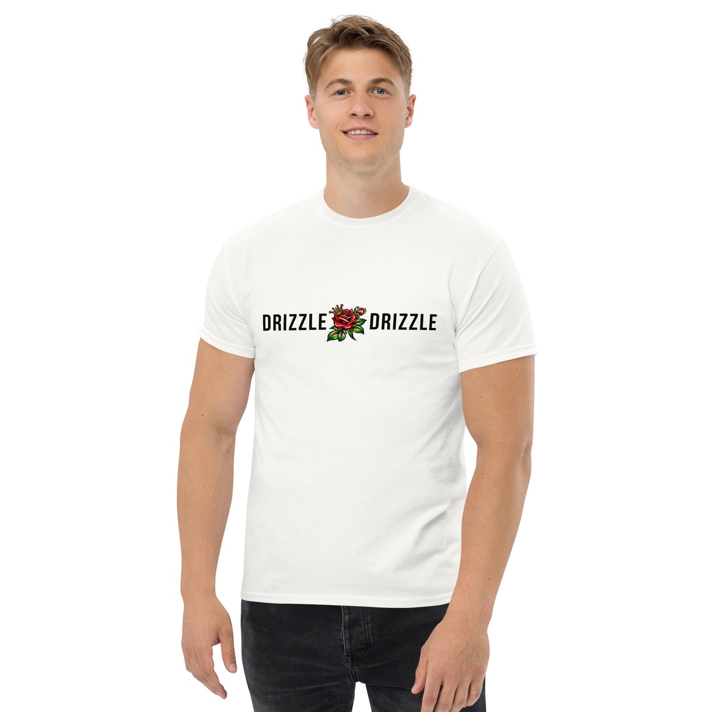 SGE -T-shirt -Drizzle Drizzle -Front -white