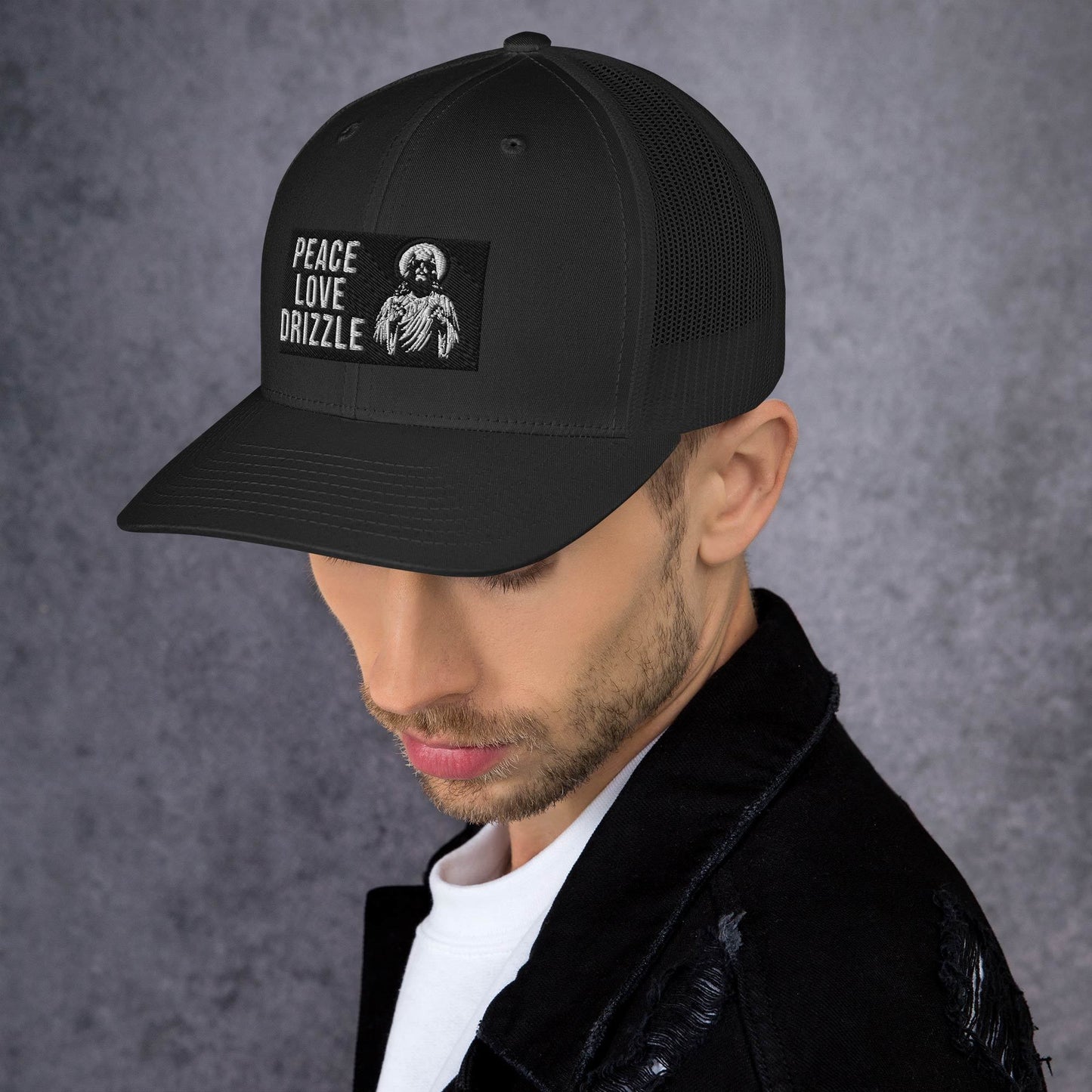 SGE -Cap -Peace Love Drizzle -black