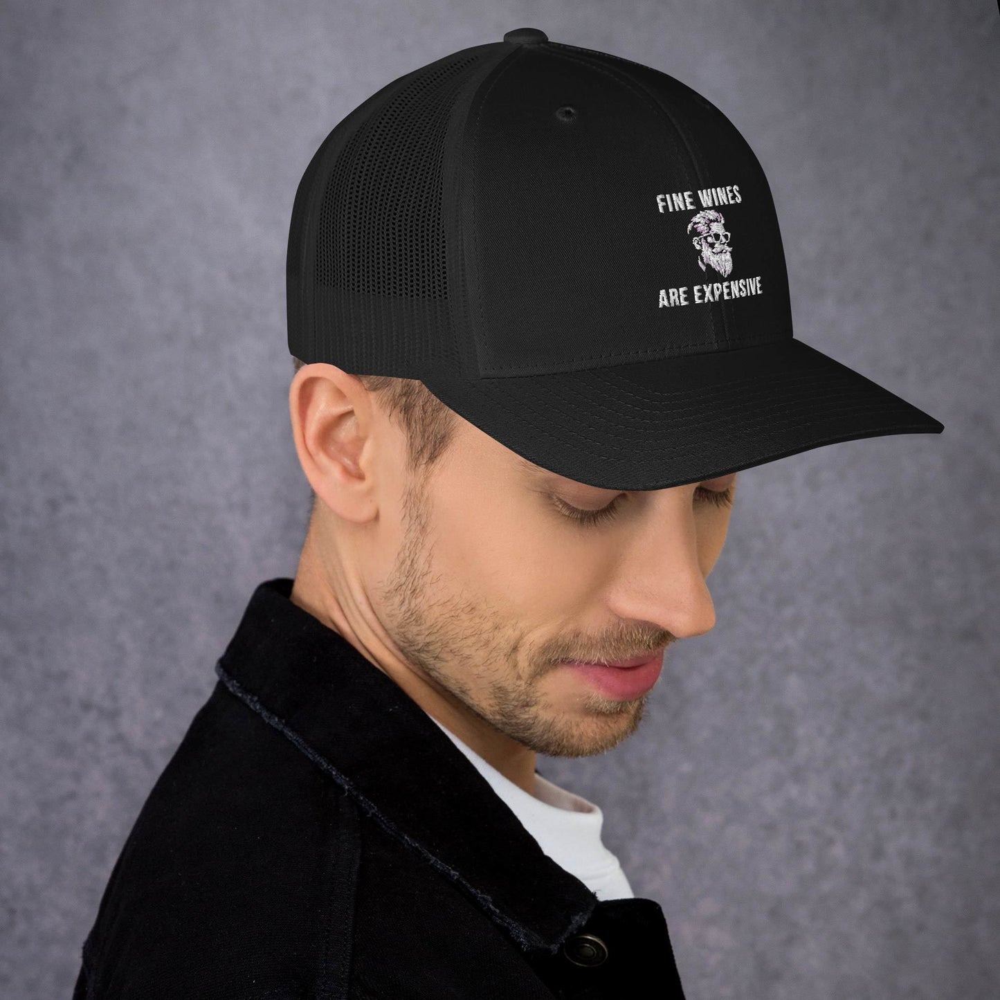 SGE -Cap -Fine Wines Are Expensive -Black
