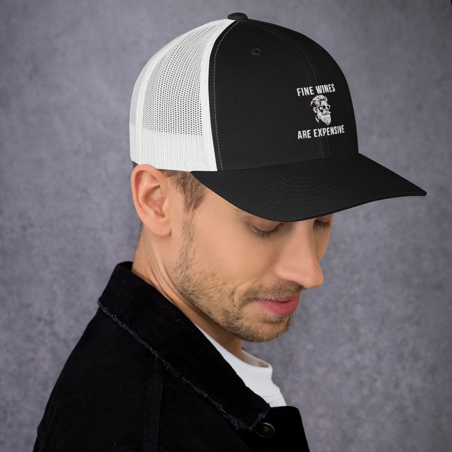 SGE -Cap -Fine Wines Are Expensive -Black
