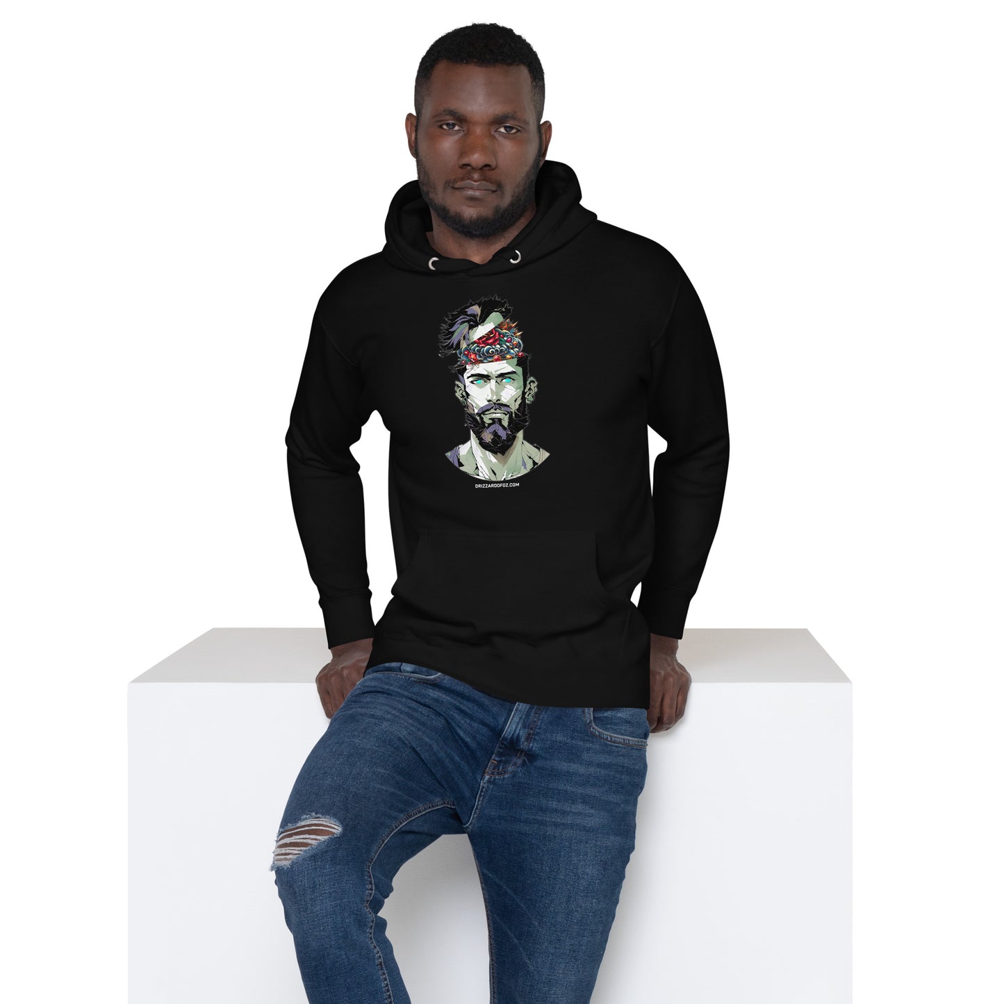 SGE -Hoodie -Soft King Mindset -Front -black