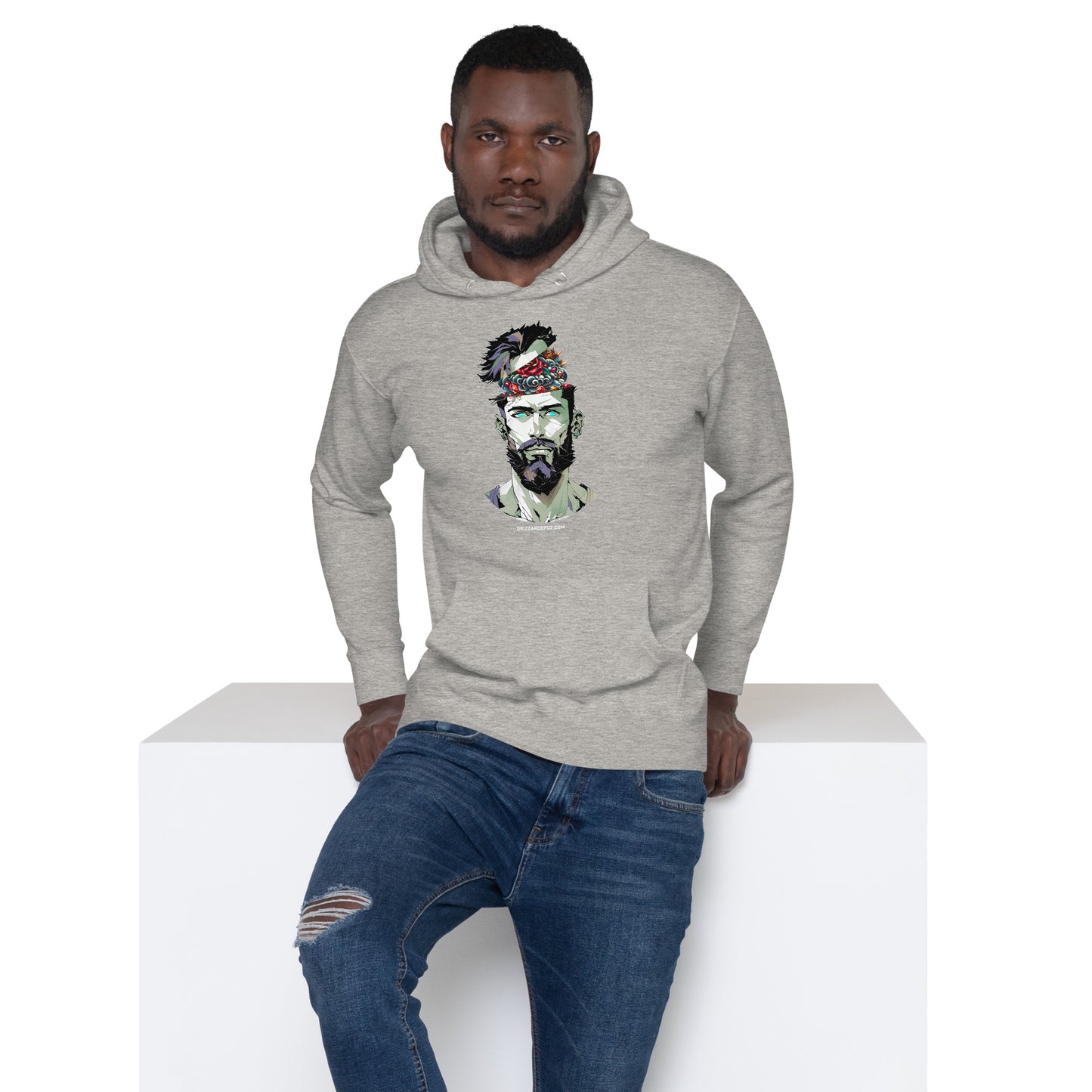 SGE -Hoodie -Soft King Mindset -Front -black