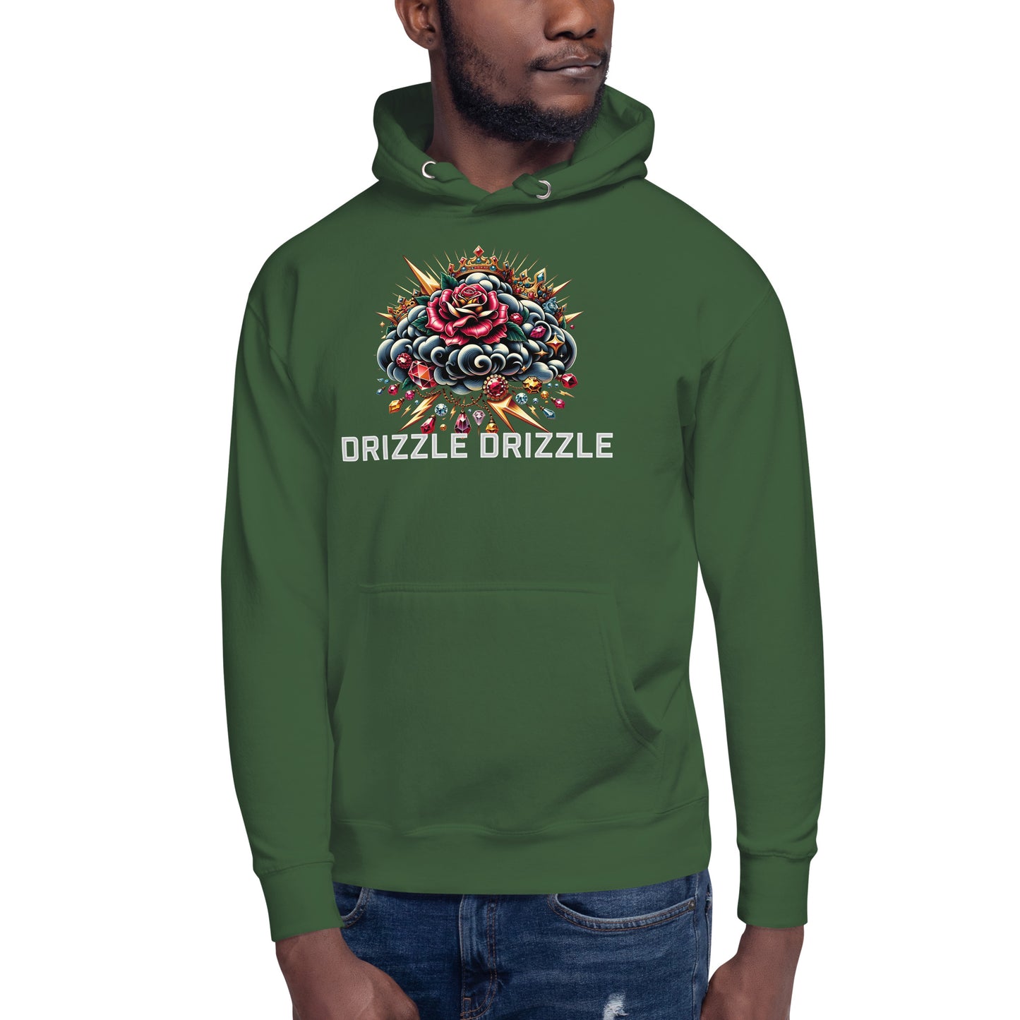 SGE -Hoodie -Coud of Roses Drizzle Drizzle -Front