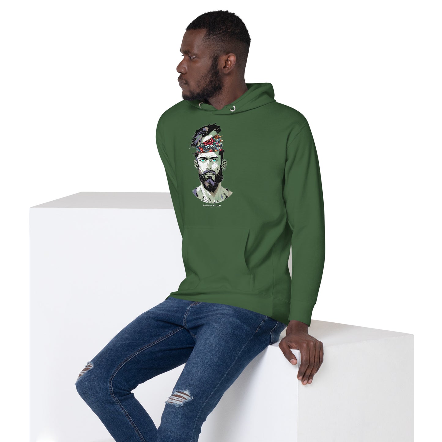 SGE -Hoodie -Soft King Mindset -Front -black