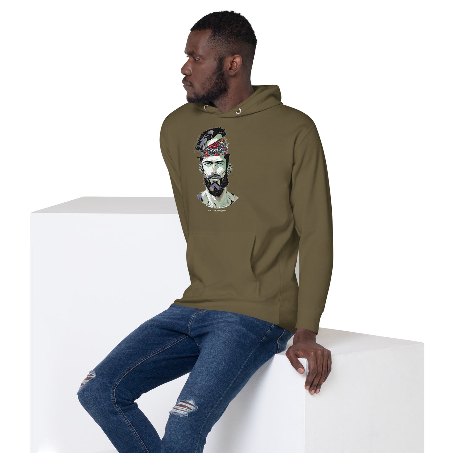 SGE -Hoodie -Soft King Mindset -Front -black