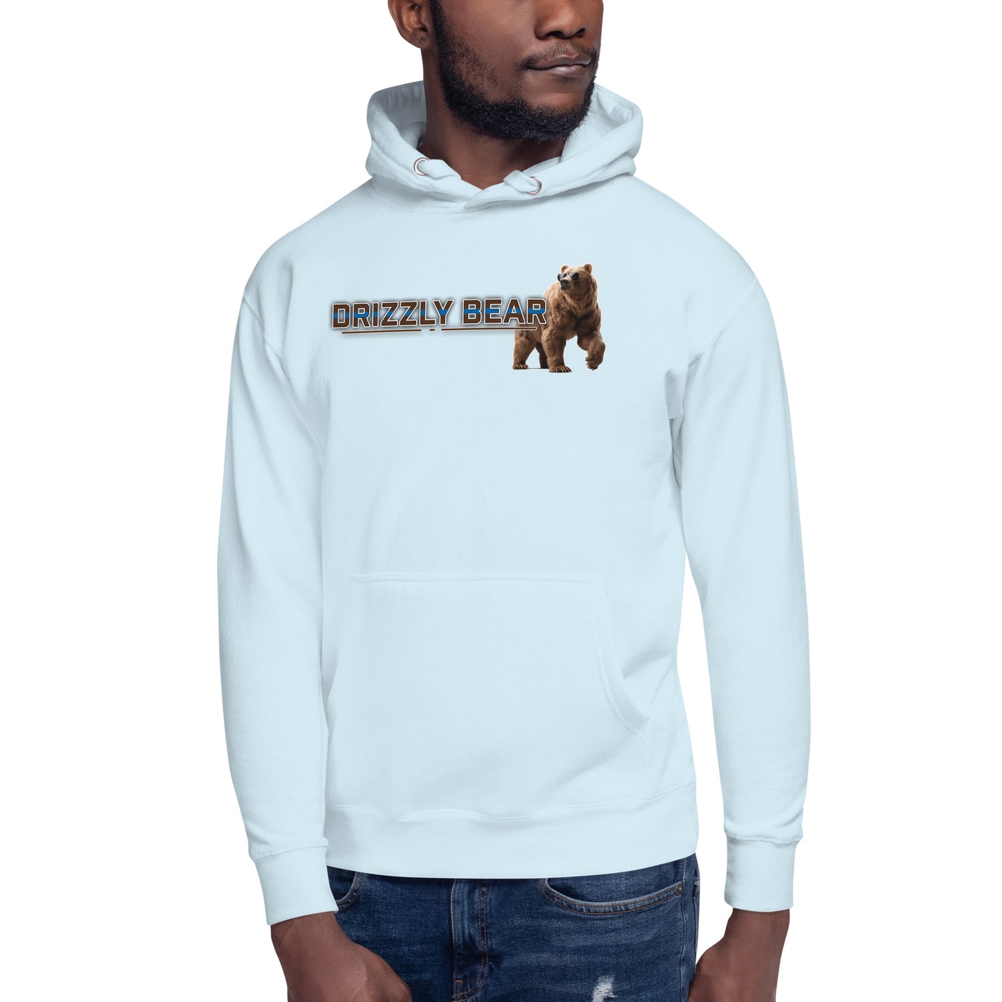 SGE -Hoodie -Drizzly Bear Blue -Front