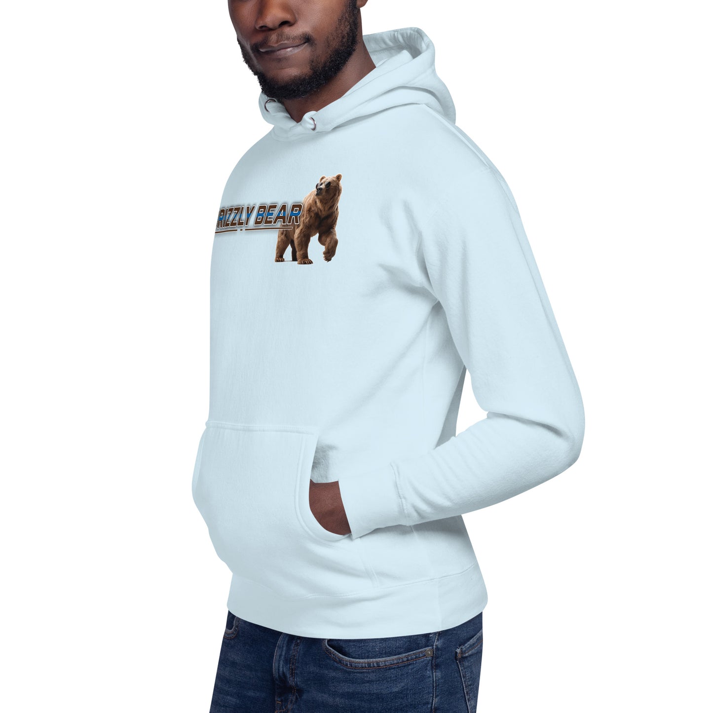 SGE -Hoodie -Drizzly Bear Blue -Front