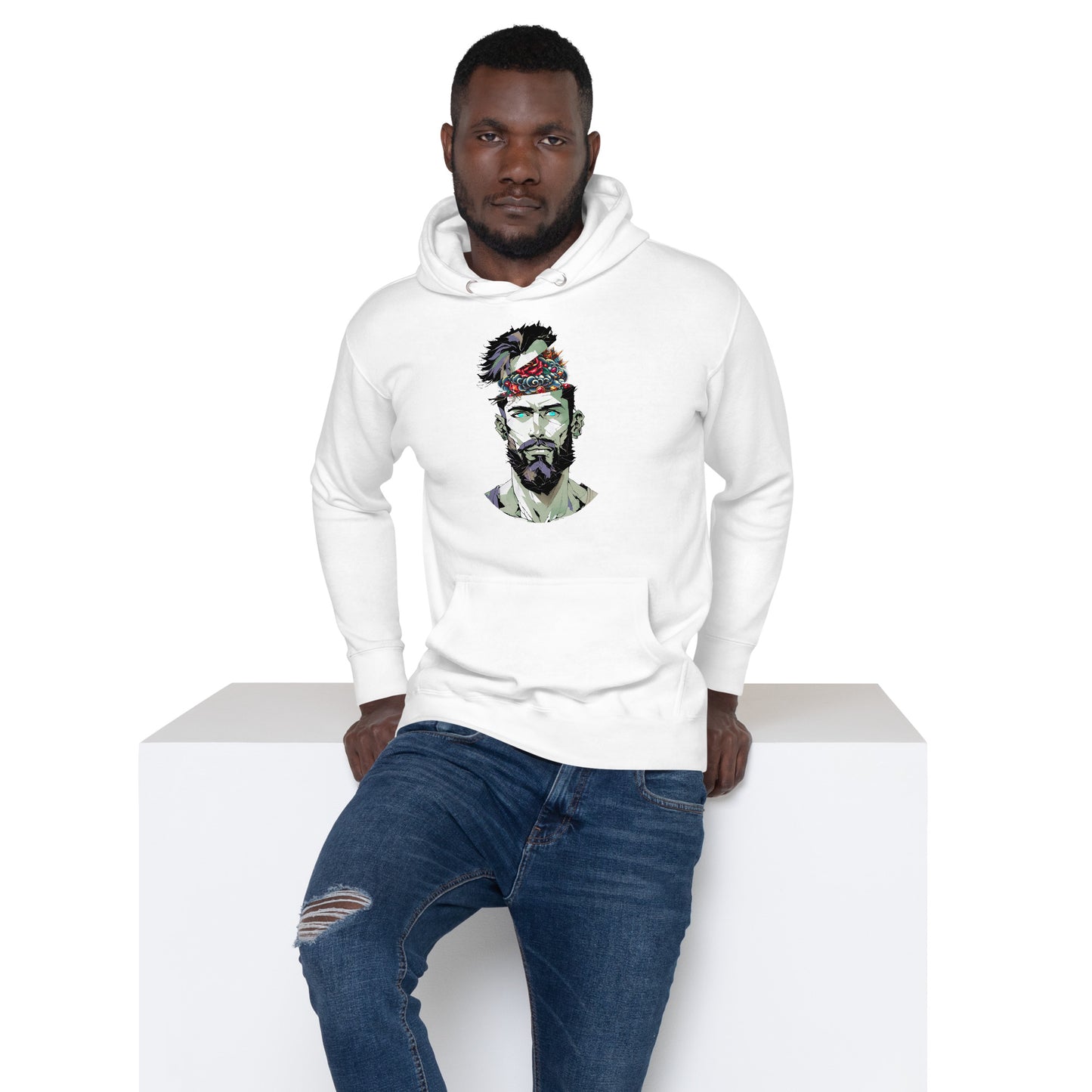 SGE -Hoodie -Soft King Mindset -Front -black