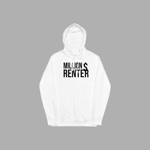 Z-MDR White Premium Cotton Unisex Hoodie
