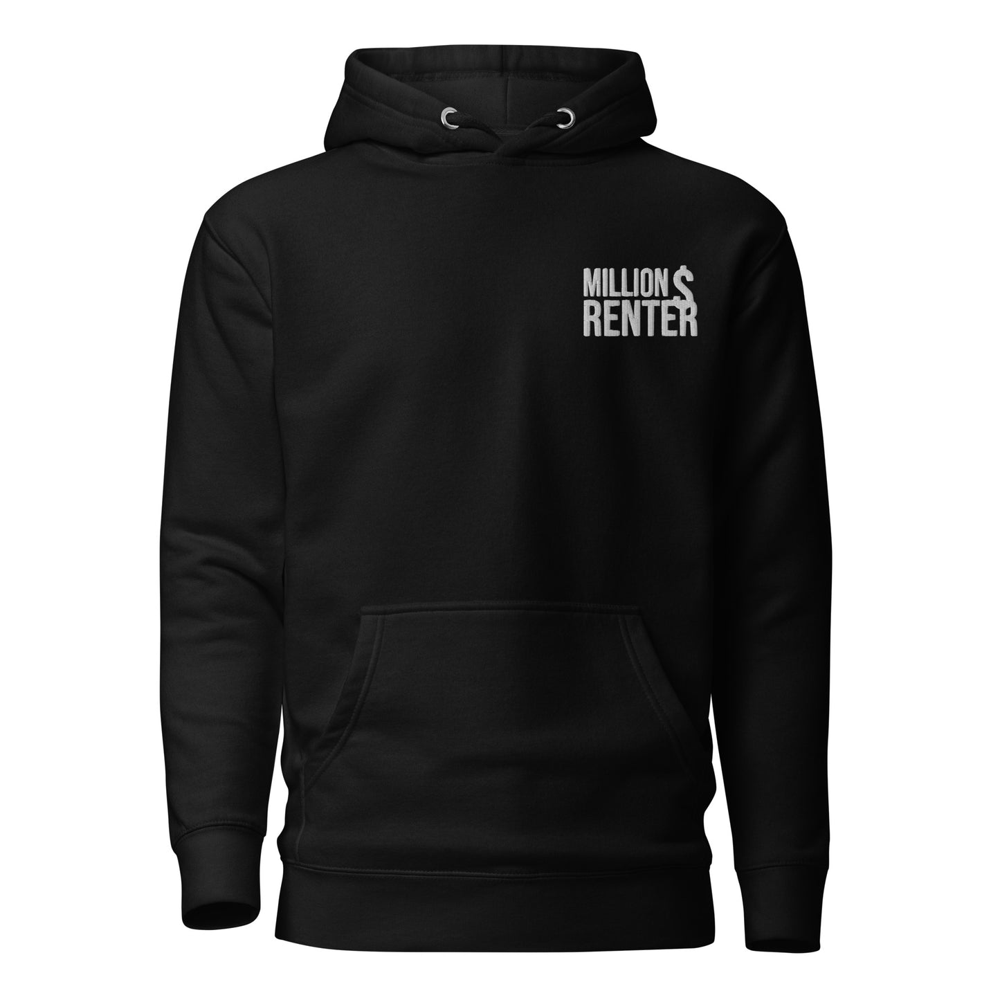 Z-MDR Black Embroidery Unisex Hoodie