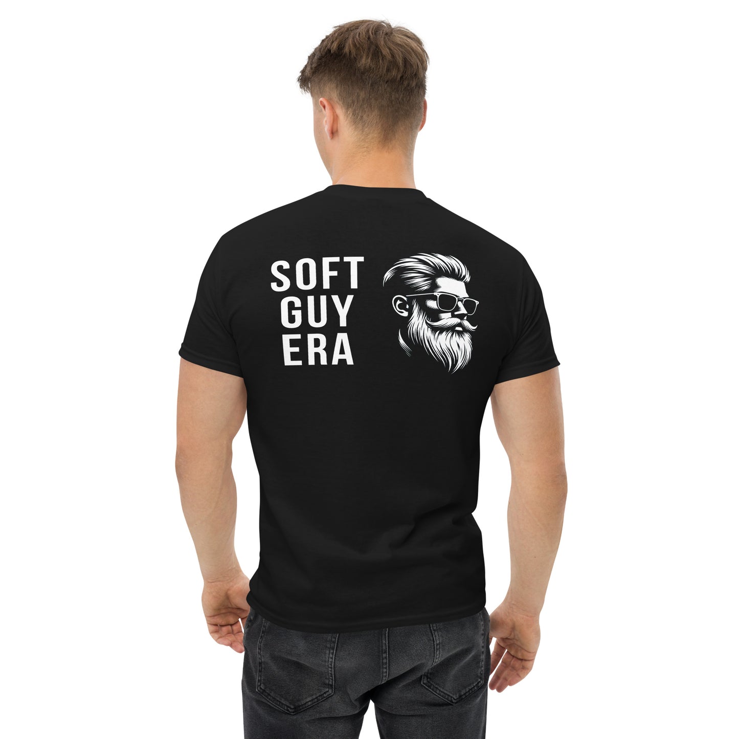 SGE -T-shirt -Soft Guy Era Face -Back -Black