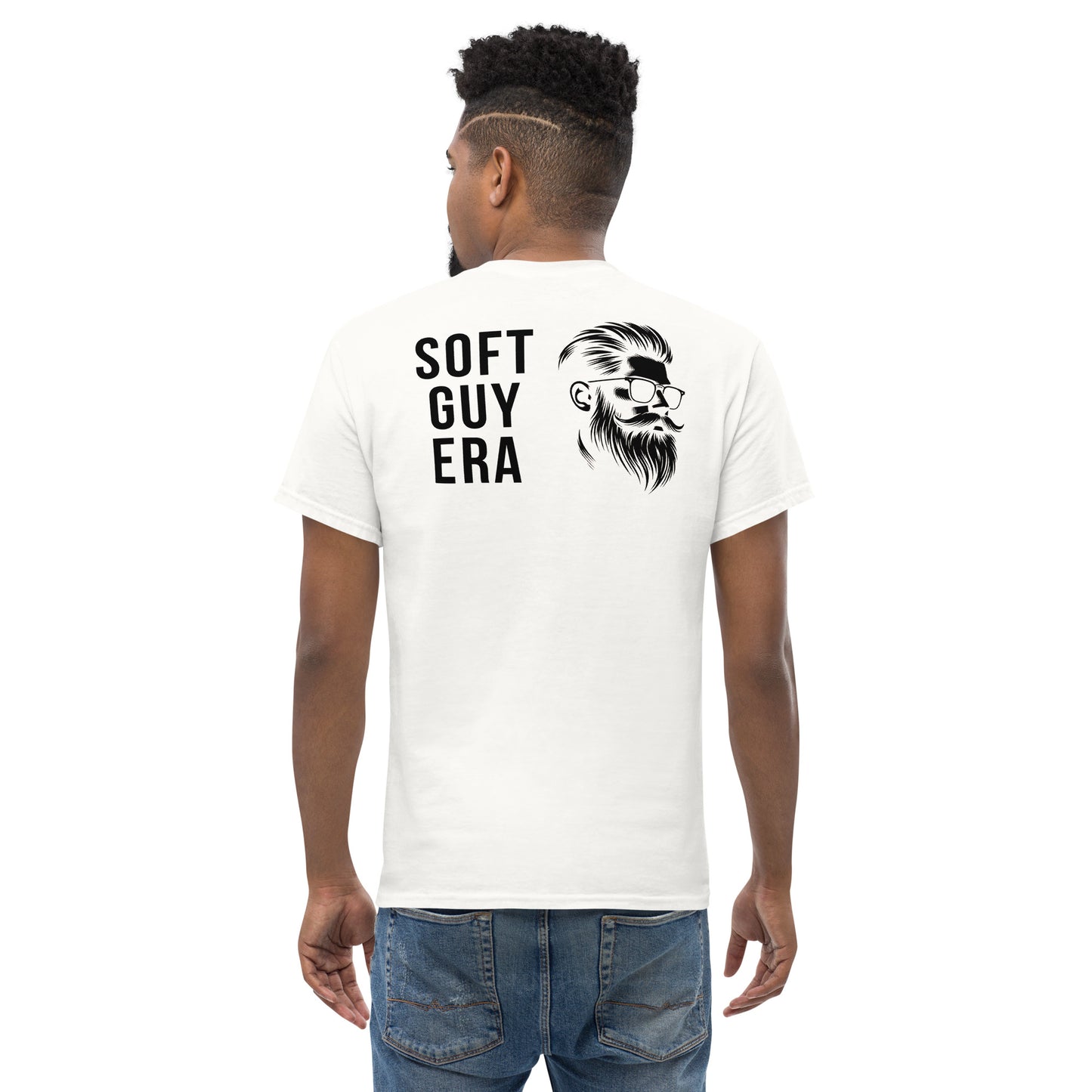 SGE -T-shirt -Soft Guy Era Face -Back -White