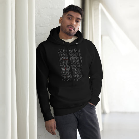 SGE -Hoodie -Soft-Guy-Era-Word-Waterfall -Front -Black