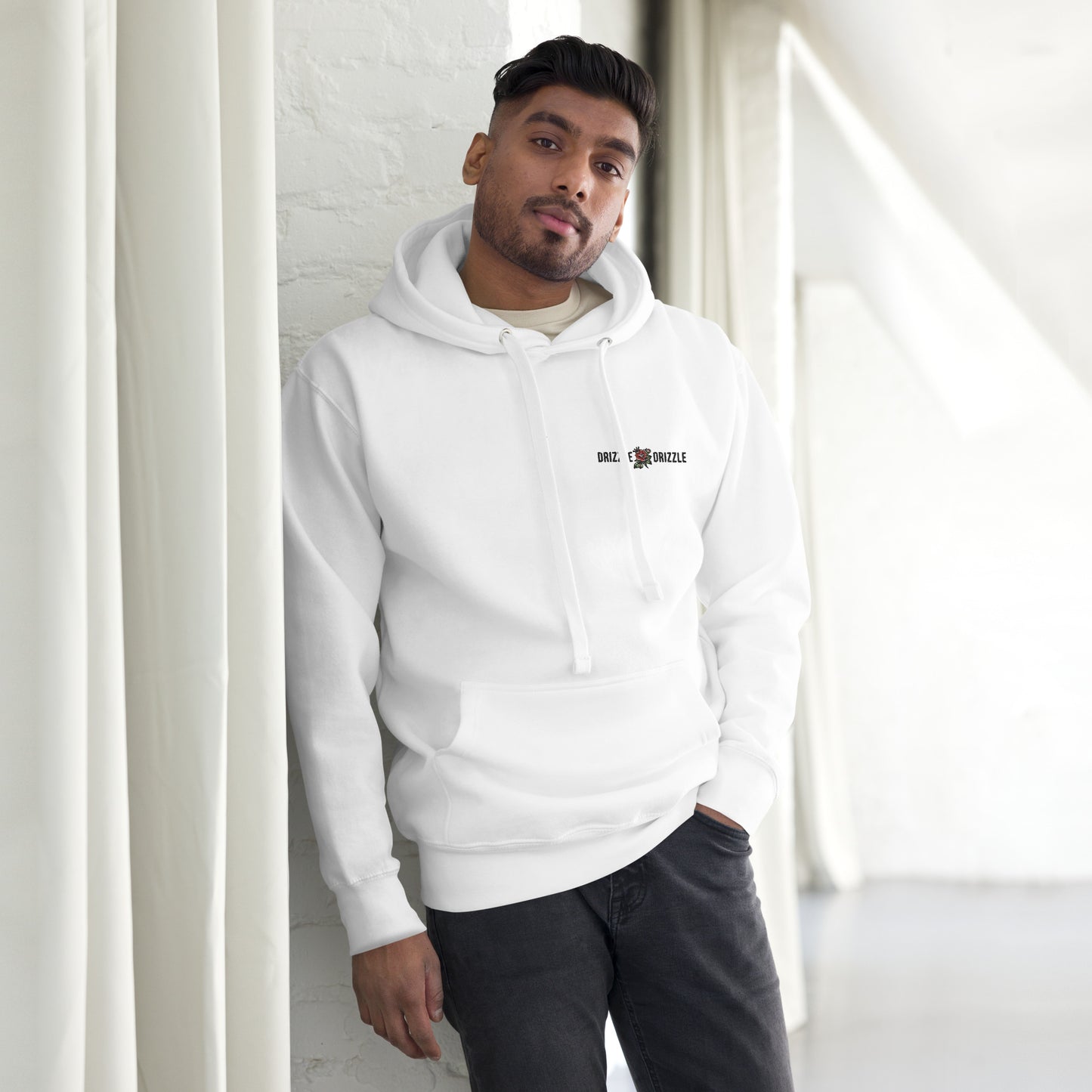 SGE -Hoodie -Drizzle Drizzle -Pocket -White